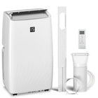 HOMCOM - climatiseur portable 14000 BTU avec déshumidificateur et ventilateur - blanc-Les fonctions trois-en-un offrent des options de refroidissement, de déshumidification et de ventilation 