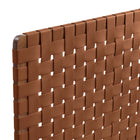 Modway - Sparta Tissage Cuir végane Tête de lit King, Brun noyer-Assemblée requise