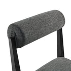 Modway - Kai Tissu Chaise à manger - Noir charbon-9