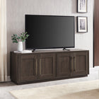 Hudson&Canal - Meuble TV Tillman pour téléviseurs jusqu'à 75" - Alder Brown-Caractéristiques assemblage facile