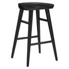 Modway - Saville Dos sans dos Tabourets de comptoir - Noir - Ensemble de 2-Glissades de pied ajustables sans marquage