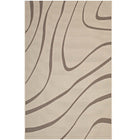 Modway - Surge Swirl Abstract Intérieur et Extérieur Tapis de comédie 8 pi l x 10 pi L - Beige clair et beige foncé-Tapis Swirl Abstract Area