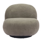 Zuo - Myanmar Fauteuil d’appoint - Vert olive-Tissu style mouton bouclé