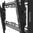 Kanto - Support mural inclinable pour téléviseur portrait à profil bas - Noir-Se situe à 1,8 po (4,6 cm) du mur
