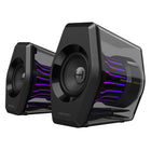 Hecate - Haut-parleurs de jeu Hecate G2000 Pro 2.0, son ambiophonique virtuel 7.1, RGB, Bluetooth, puissance de crête de 64 W et éclairage TempoFlow – Noir-64 W de puissance totale dans un format compact, offrant une scène sonore expansive. Malgré sa petite taille, il prend en charge jusqu’à 64 W de sortie, créant un champ sonore large et immersif. Combiné à une architecture 2.0 pour les canaux gauche et droit, il construit une scène sonore profonde et cinématographique qui vous permet de profiter pleinemen