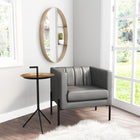 Zuo - Miroir ovale avec tablette Latitude - Bronze antique-Placement du miroir: Mural
