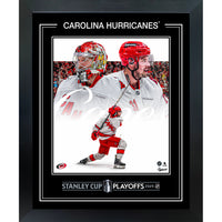 Carolina Hurricanes 16x20 PhotoGlass 2025 Stanley Cup Playoffs - Impression encadree - 20" x 16"-Qualité supérieure - virtual frames