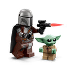 LEGO - Star Wars Le Mandalorien et la motojet de Grogu-Un cadeau LEGO Star Wars : Le Mandalorien pour les filles, les garçons et les enfants de 6 ans et plus