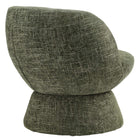 Modway - Vesta Tissu chenille Rembourré Chaise pivotante - Basil-Glissières de plancher sans marquage