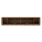 Modway - Emric Vague 71 » Armoire TV murale, Noyer-Assemblée requise