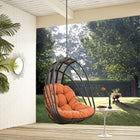 Modway - Whisk Terrasse extérieure Chaise à balançoire sans support - Orange-Coussin en polyester lavable