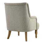 Modway - Ellington Tissu tapis Fauteuil d’accent - Lin-Glissières de plancher sans marquage