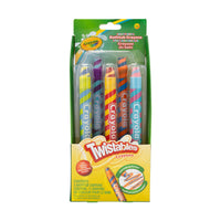 Crayola - Crayons de bain Twistables - lavable - Paquet de 5-Transformez l'heure du bain en une aventure colorée avec les crayons de bain Twistables de Crayola