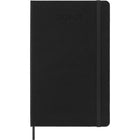 Moleskine - Agenda semainier  Classic 18 mois 2026-2027 - couverture rigide - 12 -7 x 21 cm - noir - Anglais-Papier sans acide couleur ivoire 70 g/m²