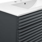 Modway - Render 36" Vanette de salle de bain - Gris blanc-8