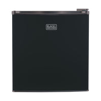BLACK+DECKER - 1,7 pi³ Mini-frigo autonome avec congélateur, noir-Compact et élégant : le design élégant et moderne - disponible en noir, acier inoxydable et blanc - est parfait pour les résidences universitaires, les bureaux, les garages, les bars à domicile, les petits appartements et les véhicules récréatifs