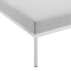 Modway - Harmony Sunbrella Terrasse extérieure Aluminium Ottoman in Gris-7