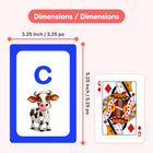 The Fidget Game - Paquet de cartes pour Apprendre les lettres majuscules et minuscules-Encourage l'engagement d'élève grâce à un jeu coloré et pratique