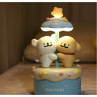 Yancang - Haut-parleur Bluetooth rotatif pour couple maltais-Luminosité réglable permettant une utilisation confortable pendant la nuit