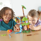 Learning Resources - Ensemble de construction d'ingenierie et de conception de cabane dans les arbres-Developpement des competences : Resolution de problemes, Suivre des instructions, Motricite fine, Coordination œil-main, Pensee sequentielle, Pensee critique, Relations spatiales, Creativite, Ingenierie precoce