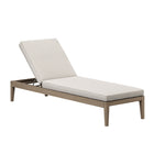 Modway - Northlake Terrasse extérieure Teck Chaise longue, Caillou-Construction robuste en bois de teck