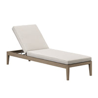 Modway - Northlake Terrasse extérieure Teck Chaise longue, Caillou-Construction robuste en bois de teck