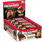 Allmax - Barres protéinées Hexparo Bars aux pépites de chocolat et à la pâte à biscuits - Lot de 12-La barre protéinée Hexapro s'intègre parfaitement à une variété de régimes, y compris les régimes faibles en glucides et en sucres. Disponible en plusieurs saveurs, chacune soigneusement élaborée pour offrir un goût gourmand, vous permettant de rester concentré sans compromis. Du petit matin aux fringales nocturnes, cette barre protéinée deviendra votre en-cas préféré. Une fois essayée, elle deviendra un inco