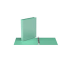 Davis Group - Classeur à anneaux à 3 compartiments - anneaux ronds de 2 -5 cm - couleur menthe-Elle présente des pochettes transparente à l'interieur de la couverture avant et arrière ce qui permet de protéger les documents
