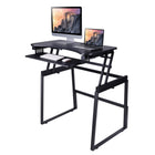 Rocelco - STFS Support de plancher pour bureau pour ST32 et ST375 - Noir-7