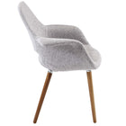 Modway - Aegis Restauration Fauteuil - Gris clair-Tissu finement rembourré