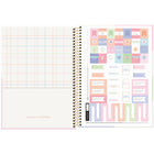 Hilroy - Cahier À Couverture Rigide Happy - 160 Pages - 10-7/8 po H x 7- 7/8 po l, Assorti-160 pages (80 feuilles) 