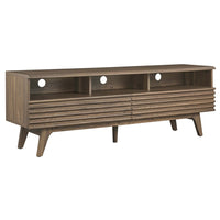 Modway - Render 60 po Meuble TV, Noyer-Meuble téléviseur moderne du milieu du siècle
