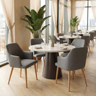 Zuo - Wisom Chaise de salle à manger - Gris - Ensemble de 2-Supporte jusqu'à 350 lb