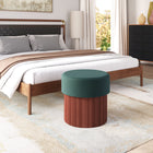 Zuo - Boto Pouf de rangement - Vert-Couleur du mobilier : Vert