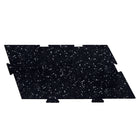 Edgewood - IN2FIT - 16.6" x 23.5" x 1/4" - dalle de fitness emboîtable à absorption des chocs et du son - chia - paquet de 9 -Caoutchouc recyclé lié au polyuréthane