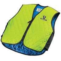 TechNiche HYPERKEWLMC — Veste de sport à refroidissement par évaporation d’eau, vert fluo, P-Veste à refroidissement par évaporation d’eau, tremper dans l’eau pendant 1 à 2 minutes pour profiter d’un soulagement rafraîchissant en tout confort