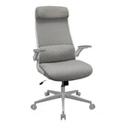 COUGAR - Stryder Chaise de bureau ergonomique avec support lombaire et accoudoirs relevables - blanc-Appuie-tête réglable plus large: Offre un soutien flexible pour le cou et la tête, favorisant un alignement sain dans différentes positions d’inclinaison et tâches