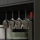 HOMCOM - Armoire de cuisine avec plan de travail pour micro-ondes - noir-Assemblage requis 