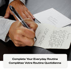 Pilot - Stylos à bille roulante Hi-Tecpoint Grip V5 - couleurs variées - paquet de 3-Le système d’encre uni-Flow assure une écriture constante et agréablement fluide