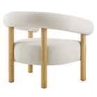Modway - Sable Tissu rembourré Fauteuil - Ivory Natural-Épingles de pied non marquées