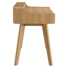 Modway - Render Bureau d’écriture - Chêne-Tiroirs glissants à extension complète