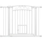 PawHut - Porte pour Chien à Traverser avec Petite Porte - 30"-41" L x 30" H-S'adapte aux ouvertures de 29,9 po à 40,9 po (76-104 cm), comprend deux kits d'extension