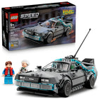 LEGO - Speed Champions La machine à voyager dans le temps de Retour vers le futur-⁠Ensemble de modèle de voiture LEGO Speed Champions La machine à voyager dans le temps de Retour vers le futur ⁠