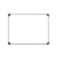 Quartet - Tableau blanc magnétique avec cadre Euro, 36 po x 48 po-Le tableau à surface effaçable à sec sert également de tableau d’affichage magnétique