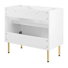 Modway - Chaucer 36" Armoire de toilette de salle de bain (lavabo non inclus) - Blanc-Bassin d’évier et installations non inclus