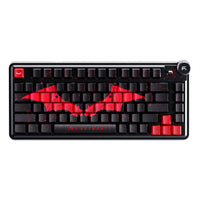 Cybeart - Nighthawk 75 Clavier De Jeu Sans Fil Rgb Tkl Trimode - The Batman-Ce clavier exclusif Batman Edition arbore des éléments de design emblématiques inspirés du film Batman. Grâce à une impression par sublimation thermique durable, les couleurs restent éclatantes. Idéal pour les collectionneurs et les fans, il allie un savoir-faire d'exception à une esthétique de super-héros audacieuse pour une configuration vraiment unique