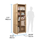 Sauder - Meuble de rangement - Frêne Harmony-Dimensions: 29,63 po L x 15,5 po P x 71,13 po H