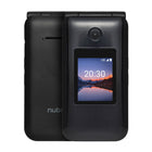 ZTE - Nubia Cymbal 2 LTE 4G Téléphone à clapet - 1 Go + 8 Go - Noir - Débloqué-Écrans : écran frontal facile à voir de 1,77 » et écran QVGA principal de 2,8 » pour appels téléphoniques, messages, critiques de photos, et plus encore