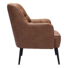 Zuo - Tasmania Fauteuil d’appoint - Brun vintage-Garantie limitée de 3 ans
