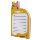 Moments Of Joy - Bloc-notes hebdomadaire - 100 feuilles – Chat-Comprend des sections du lundi au dimanche pour faciliter la planification hebdomadaire